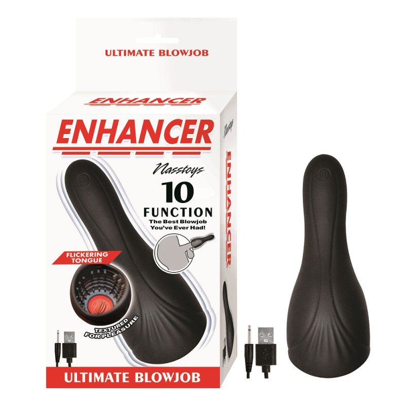 Enhancer Ultimate Blow Job Masturbator with Flicking Tongue Enhancer Ultimate Blow Job Masturbator with Flicking Tongue